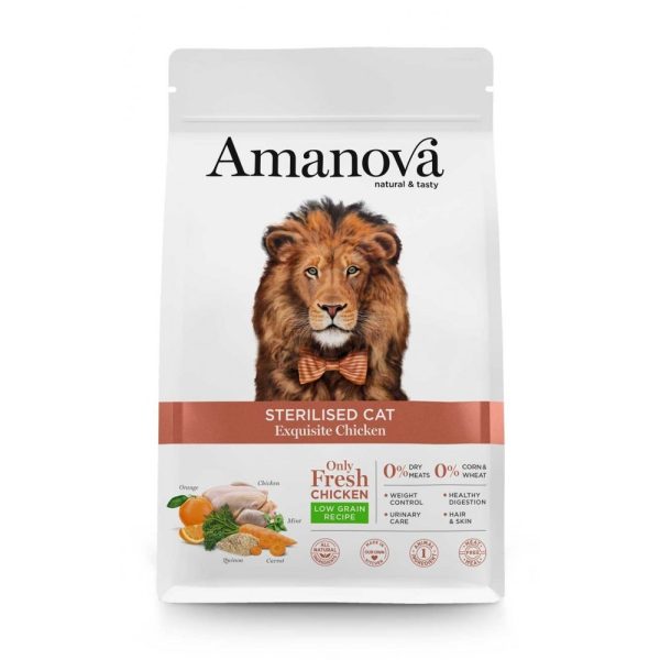 Amanova sterilised cat exquisite chicken - Animalia-Pro | Cuidado profesional para tu mascota – Envío gratis desde 40€