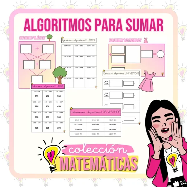 Algoritmos: Juegos para sumar | Matemáticas con juegos - Juegos y Juguetes para Despertar la Imaginación de los Pequeños