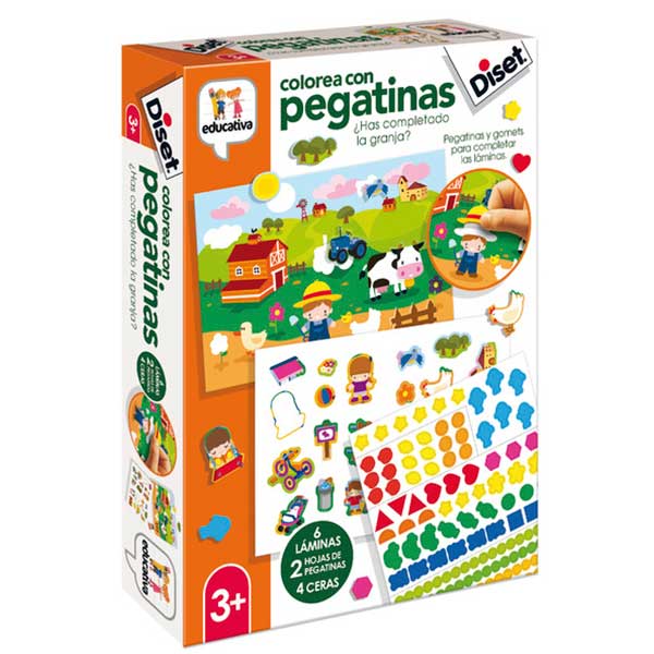 Juego Colorea con Pegatinas - Tienda Infantil Online – Bebés, Juguetes, Ropa y Artículos Esenciales