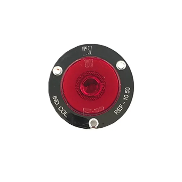 Faro Lateral Redondo 2" Led Neon Aro Plastico Cromado 12V 24V Rojo - Equipa Tu Caja de Herramientas – Rebajas en Manuales y Eléctricas