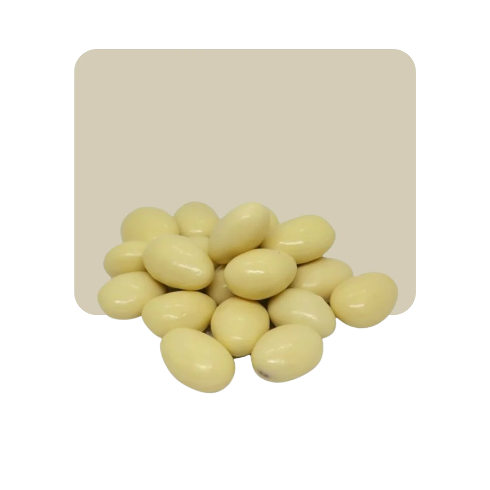 Argenfrut Almendras con chocolate blanco 100 grs - Gran selección de alimentos en oferta – Envío gratis en pedidos superiores a 35€ Argenfrut Almendras con chocolate blanco 100 grs - Gran selección de alimentos en oferta – Envío gratis en pedidos superiores a 35€