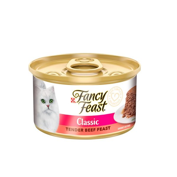 Fancy Feast Mousse Carne – 85 g - Tu Mundo Pet – Descuentos en Juguetes, Camas y Accesorios