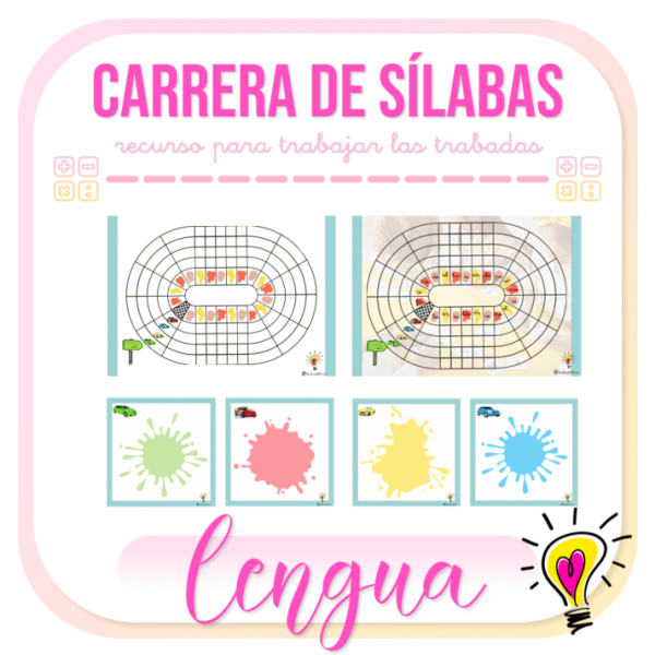 Carrera de Sílabas - Juegos y Juguetes para Despertar la Imaginación de los Pequeños