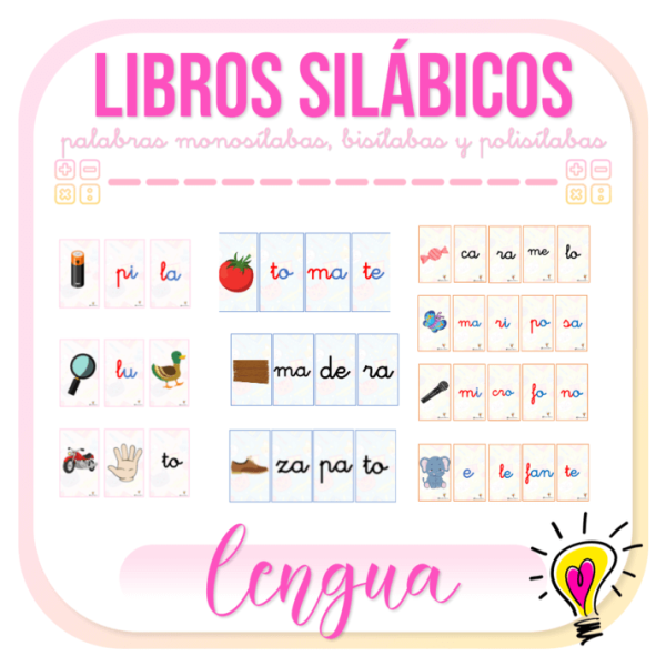 Libros Silábicos - Juegos y Juguetes para Despertar la Imaginación de los Pequeños