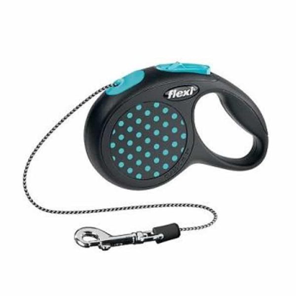 Flexi Color Dots M Cordon Azul 5M 20Kg - Tu Mundo Pet – Descuentos en Juguetes, Camas y Accesorios
