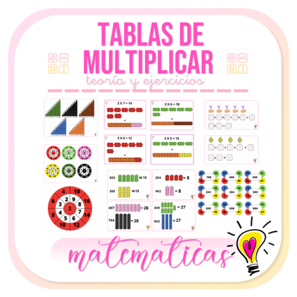 Tablas de Multiplicar – Teoría y Práctica - Juegos y Juguetes para Despertar la Imaginación de los Pequeños