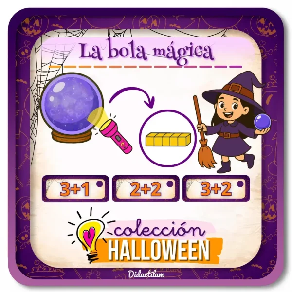 Bola Mágica de Halloween: Juego de Cálculo y Misterio - Juegos y Juguetes para Despertar la Imaginación de los Pequeños
