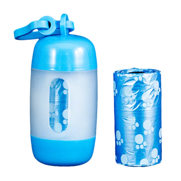 Dispensador de bolsas Azul para desechos – Pawise - Tu Mundo Pet – Descuentos en Juguetes, Camas y Accesorios