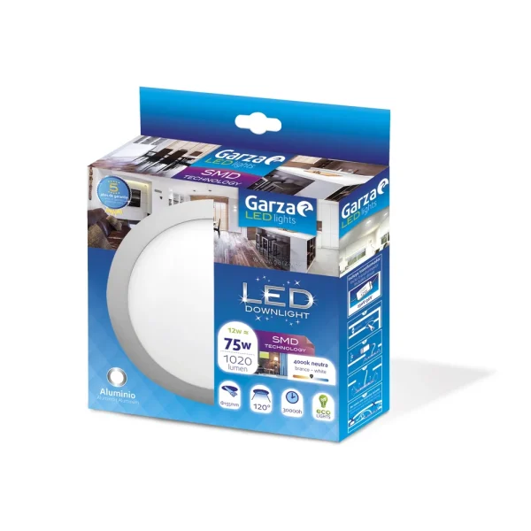 Downlight Empotrable Circular Extraplano Nickel - Ideas de Regalos Sostenibles: Juguetes de Madera y Bazar Ecológico