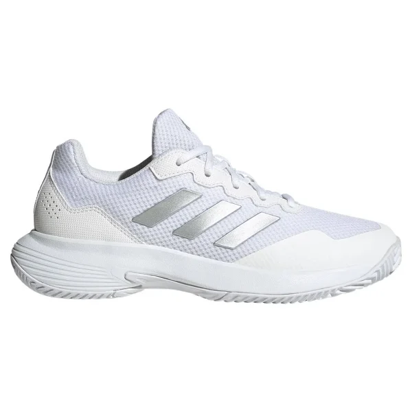 ZAPATILLAS ADIDAS GAMECOURT 2 W WHITE / SILVER - Tu tienda de zapatos, ropa y bolsos con ofertas y envío gratis