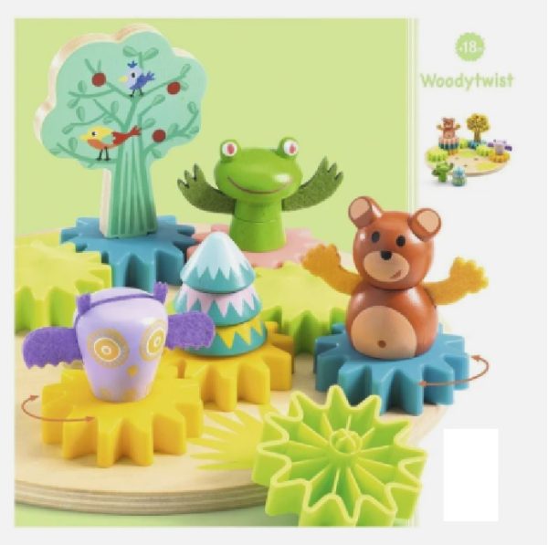 JUEGO DE MADERA Y ENCAJE GIRATORIO WOODYTWIST - Tienda Infantil Online – Bebés, Juguetes, Ropa y Artículos Esenciales