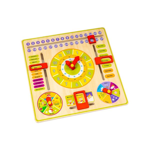 Infant Planet Calendario Actividades Madera - Tienda Infantil Online – Bebés, Juguetes, Ropa y Artículos Esenciales