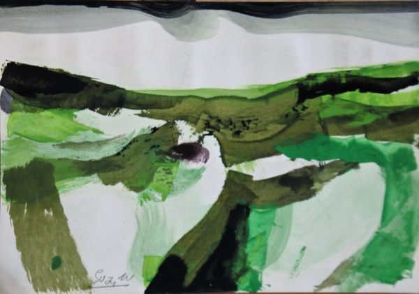 Antonio Suarez – «El valle al mediodia» pintura original técnica mixta cartulina - Top Alimentos en Oferta – Envío Gratis por Tiempo Reducido