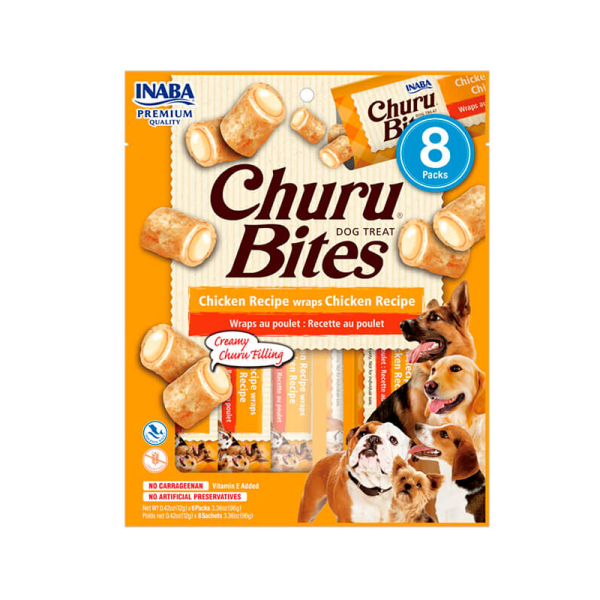 Dog Churu Bites Wraps – Chicken - Tu Mundo Pet – Descuentos en Juguetes, Camas y Accesorios