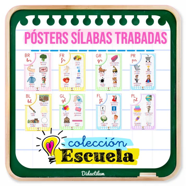Pósters Sílabas Trabadas Colección Escuela 2024/2025 - Juegos y Juguetes para Despertar la Imaginación de los Pequeños Pósters Sílabas Trabadas Colección Escuela 2024/2025 - Juegos y Juguetes para Despertar la Imaginación de los Pequeños