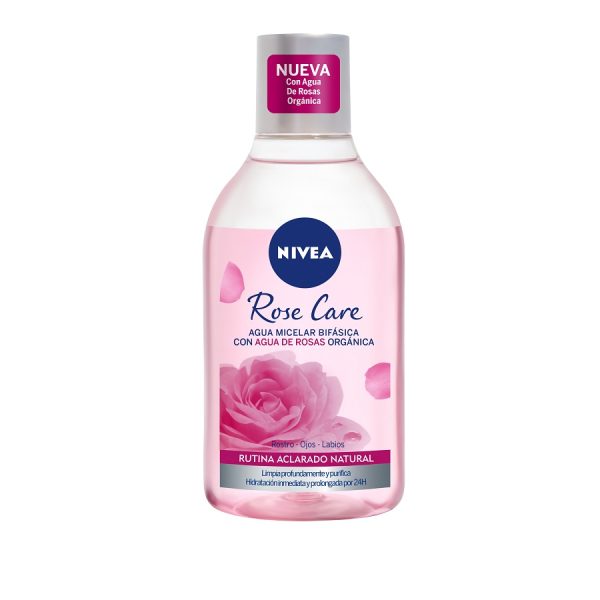 Agua Micelar Bifásica con Agua de Rosas NIVEA Frasco 400ml - Promo Limitada Hoy – Ahorra Más con Envío Gratis desde 40€