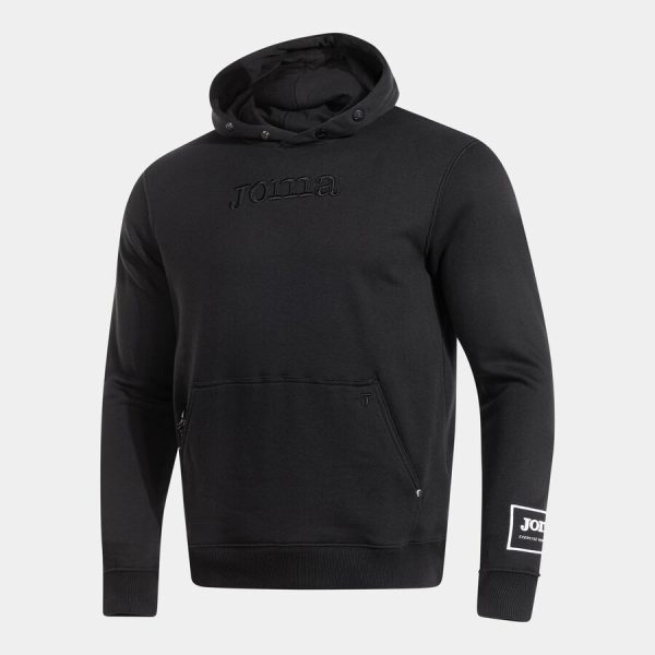 SUDADERA JOMA CON CAPUCHA URBAN STREET NEGRA - Tu tienda de zapatos, ropa y bolsos con ofertas y envío gratis