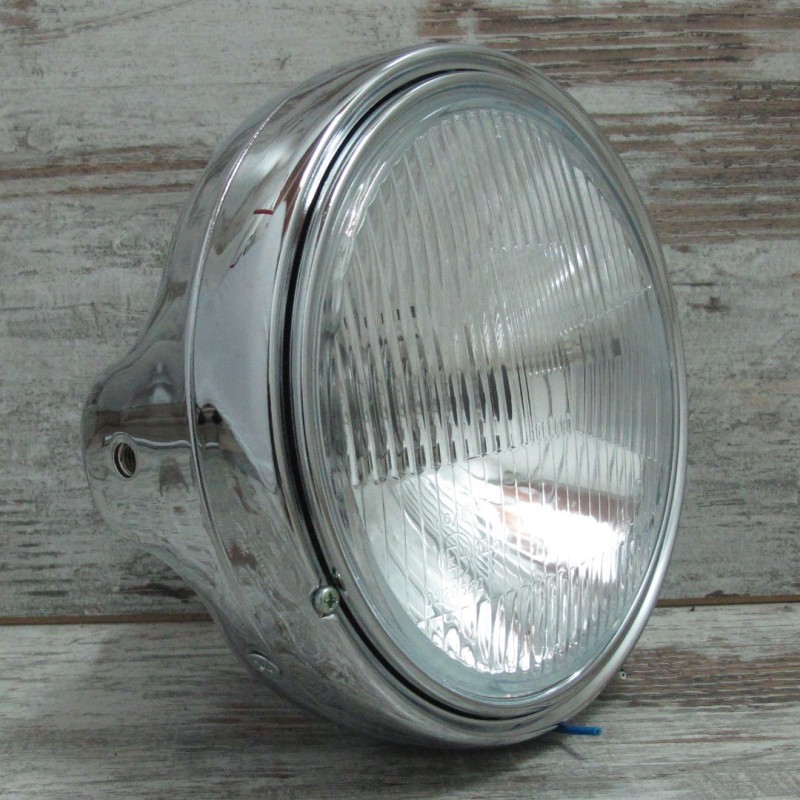 Faro delantero 200 mm cromado - Equipa Tu Caja de Herramientas – Rebajas en Manuales y Eléctricas Faro delantero 200 mm cromado - Equipa Tu Caja de Herramientas – Rebajas en Manuales y Eléctricas