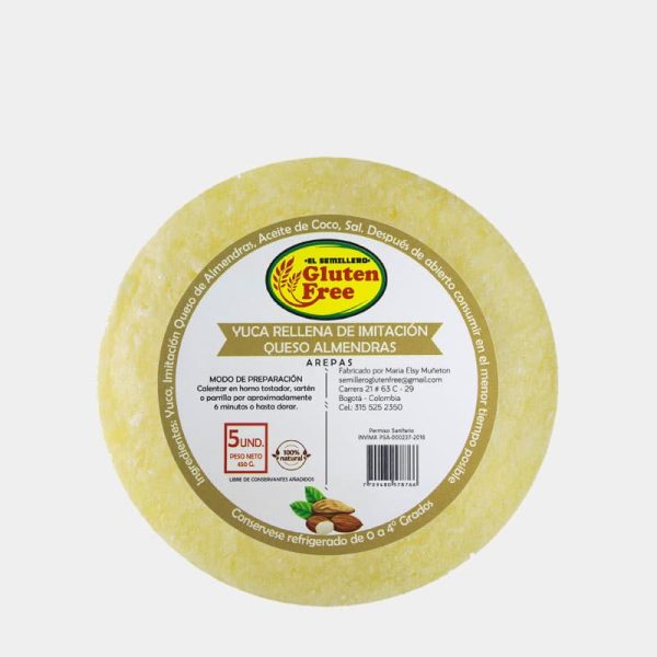 Arepa de Yuca con Queso Vegano - Top Alimentos en Oferta – Envío Gratis por Tiempo Reducido