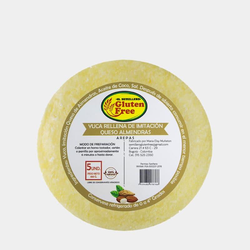 Arepa de Yuca con Queso Vegano - Top Alimentos en Oferta – Envío Gratis por Tiempo Reducido Arepa de Yuca con Queso Vegano - Top Alimentos en Oferta – Envío Gratis por Tiempo Reducido