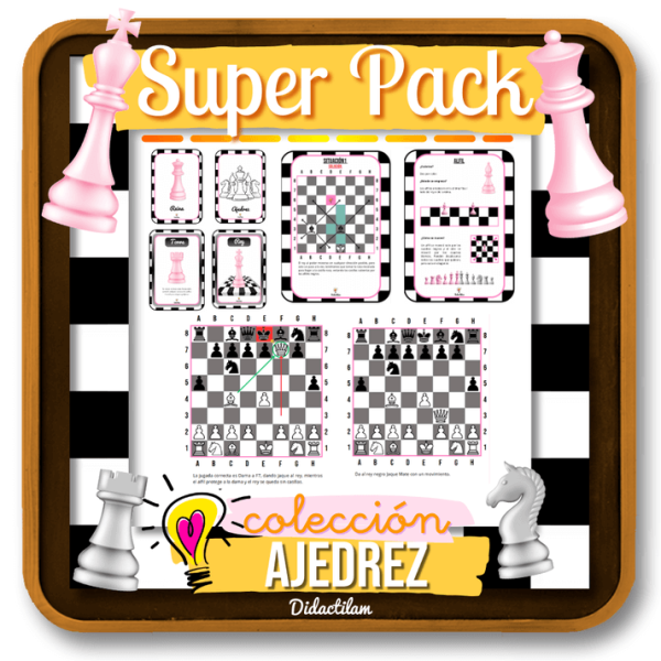 Super Pack Ajedrez - Juegos y Juguetes para Despertar la Imaginación de los Pequeños