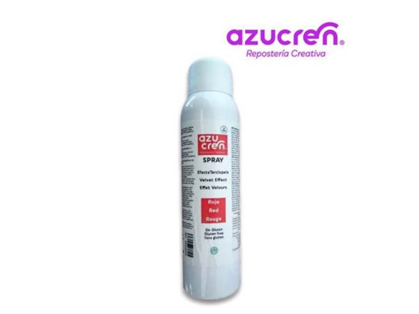 SPRAY Efecto Terciopelo Rojo AZUCREN 150 ML - Productos Alimentarios Cuidadosamente Elegidos – Envío Gratuito 35€+
