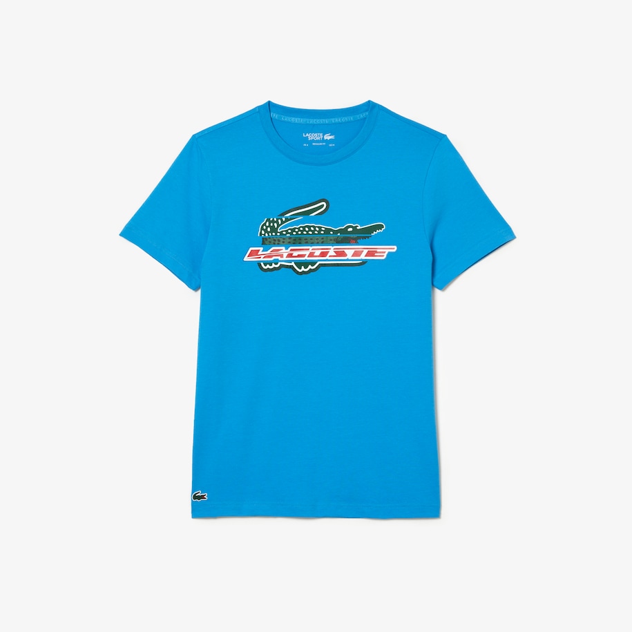 CAMISETA LACOSTE LOGO SLICE AZUL FIJI - Tu tienda de zapatos, ropa y bolsos con ofertas y envío gratis CAMISETA LACOSTE LOGO SLICE AZUL FIJI - Tu tienda de zapatos, ropa y bolsos con ofertas y envío gratis