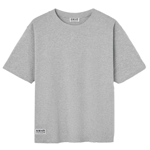 NWHR Camiseta Label Grey - Complementa tu estilo – Ofertas por tiempo limitado