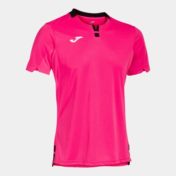 CAMISETA JOMA RANKING ROSA FLÚOR / NEGRO - Tu tienda de zapatos, ropa y bolsos con ofertas y envío gratis