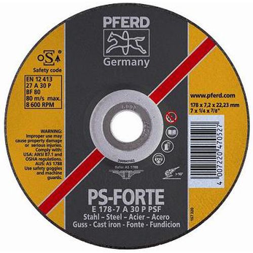 DISCO DESBASTE E125-7 A30 PPSF PFERD - Ofertas en Productos del Día a Día – Belleza, Higiene, Moda y Más DISCO DESBASTE E125-7 A30 PPSF PFERD - Ofertas en Productos del Día a Día – Belleza, Higiene, Moda y Más