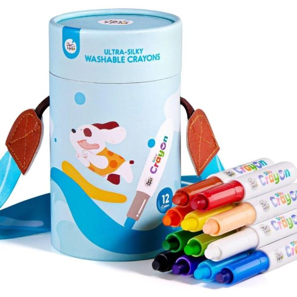 12 crayones ultra suaves y ultra lavables. Jarmelo - Tu tienda especializada en bebés y maternidad online