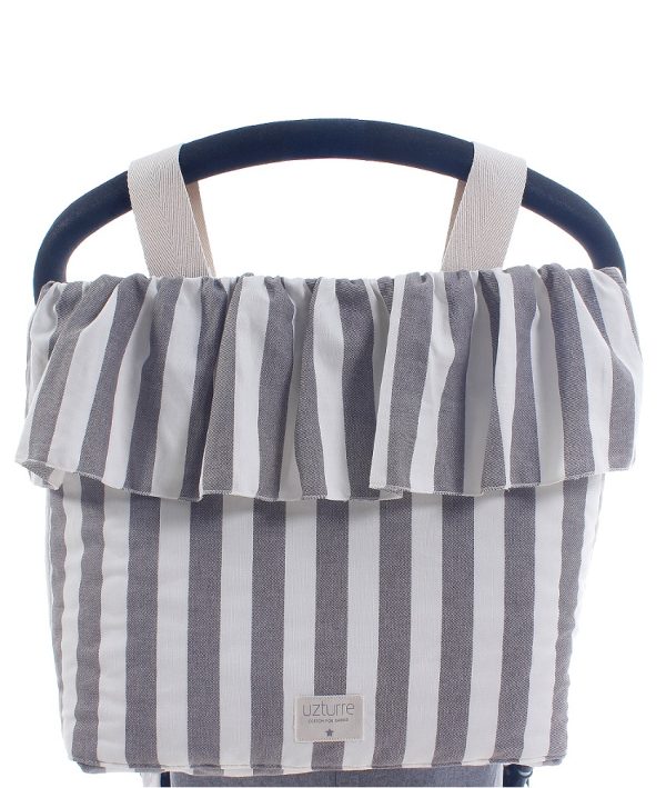Talega con volante coleccion RAYA Uzturre - Tu tienda especializada en bebés y maternidad online