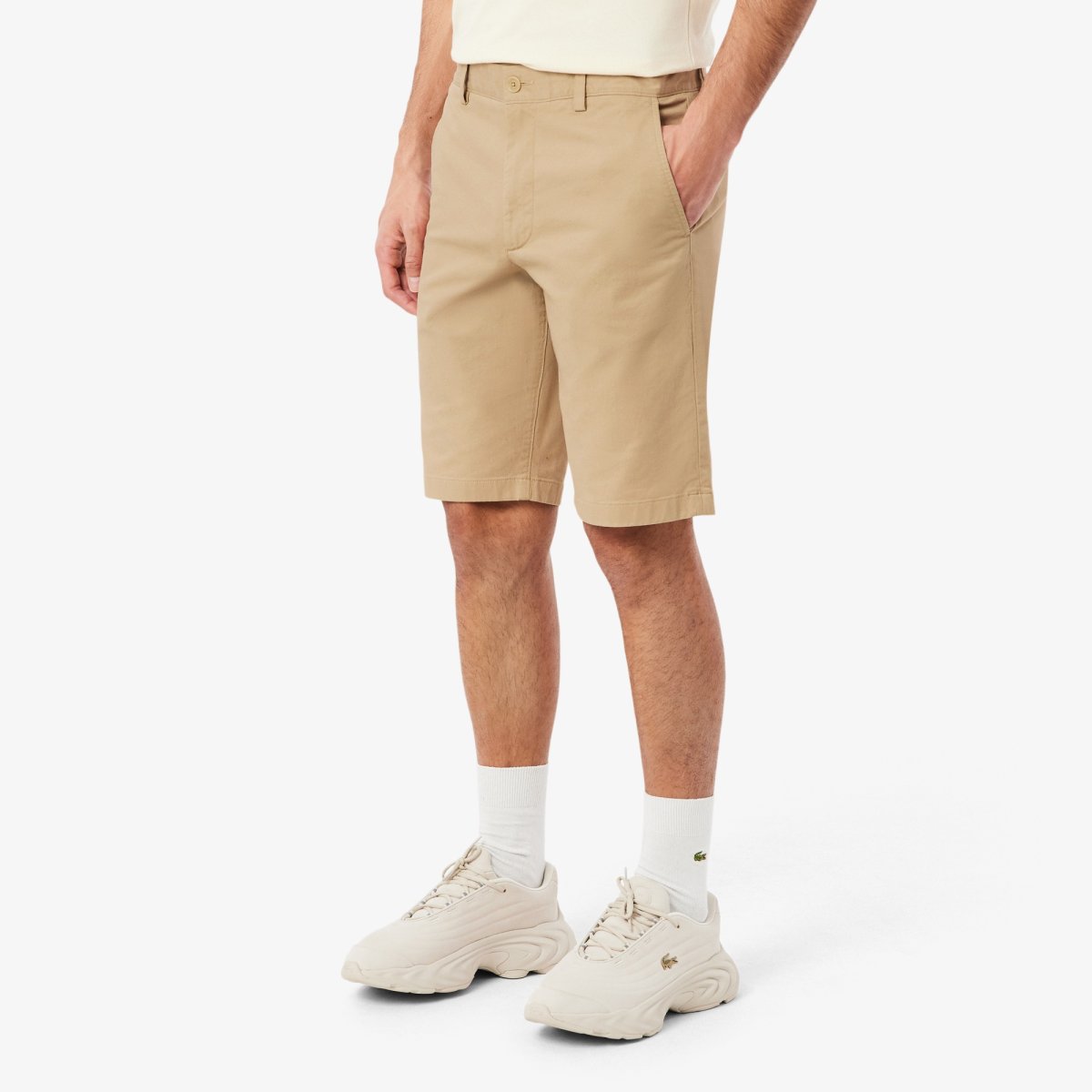 BERMUDAS LACOSTE SLIM FIT DE ALGODÓN BEIGE - Tu tienda de zapatos, ropa y bolsos con ofertas y envío gratis BERMUDAS LACOSTE SLIM FIT DE ALGODÓN BEIGE - Tu tienda de zapatos, ropa y bolsos con ofertas y envío gratis