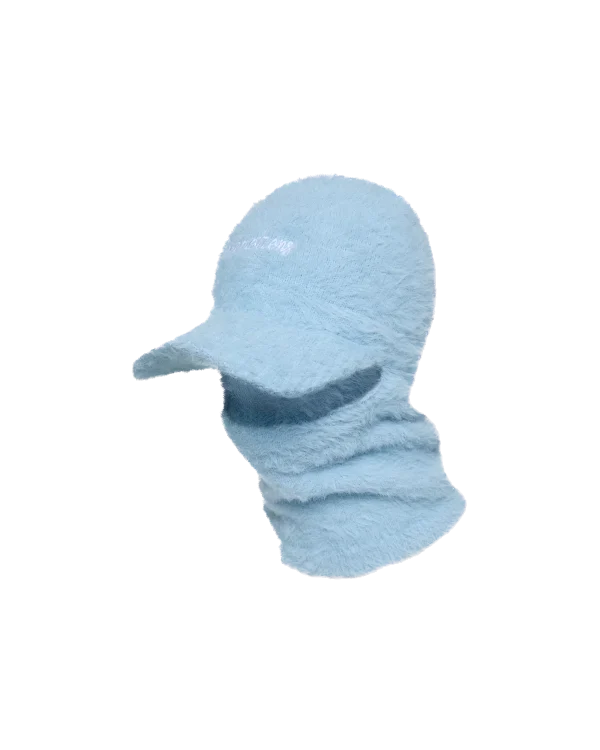 Noemotions Mohair Balaclava Hat Baby Blue - Complementa tu estilo – Ofertas por tiempo limitado