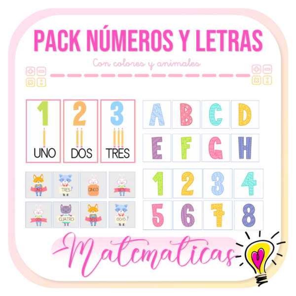 Pack Números y Letras - Juegos y Juguetes para Despertar la Imaginación de los Pequeños