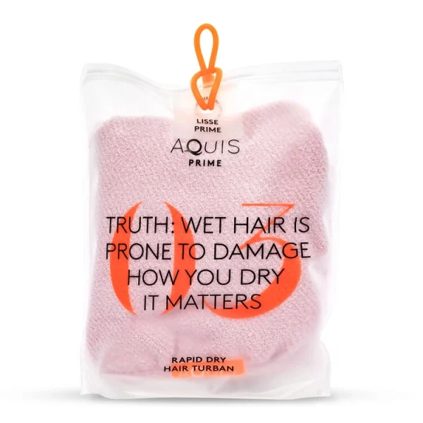 AQUIS LISSE LUXE TURBANTE SECADO RAPIDO DESERT ROSE - Top Alimentos en Oferta – Envío Gratis por Tiempo Reducido