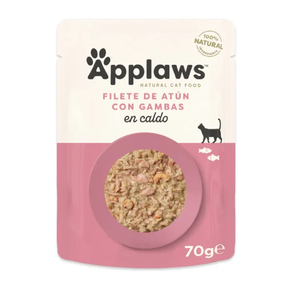 Applaws - Sobres Atún Y Gambas Del Pacífico Para Gatos - Amigos Animal – Creando la mejor vida para tu mascota