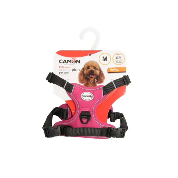 Arnés ajustable "Comfort Plus", color fucsia - Amigos Animal – Creando la mejor vida para tu mascota