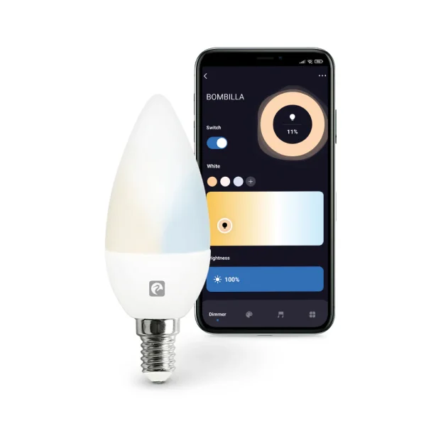 Bombilla Wifi Vela Cct Regulable E14 - Ideas de Regalos Sostenibles: Juguetes de Madera y Bazar Ecológico