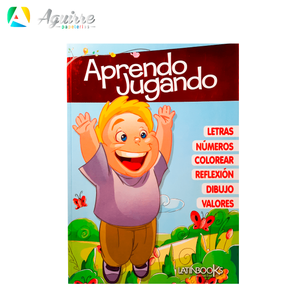 APRENDE JUGANDO TAPA ROJA LATINBOOKS - Top Alimentos en Oferta – Envío Gratis por Tiempo Reducido