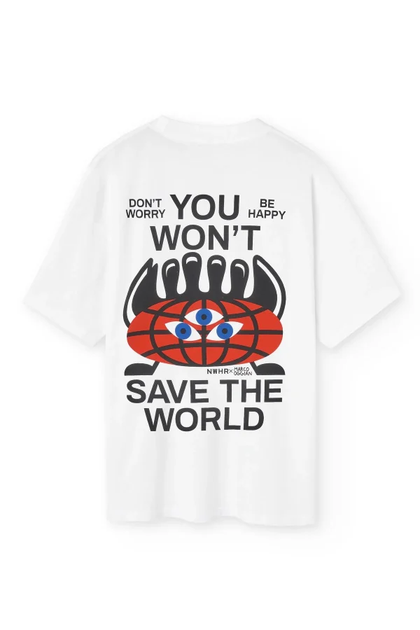 NWHR Camiseta You won´t save the world - Complementa tu estilo – Ofertas por tiempo limitado