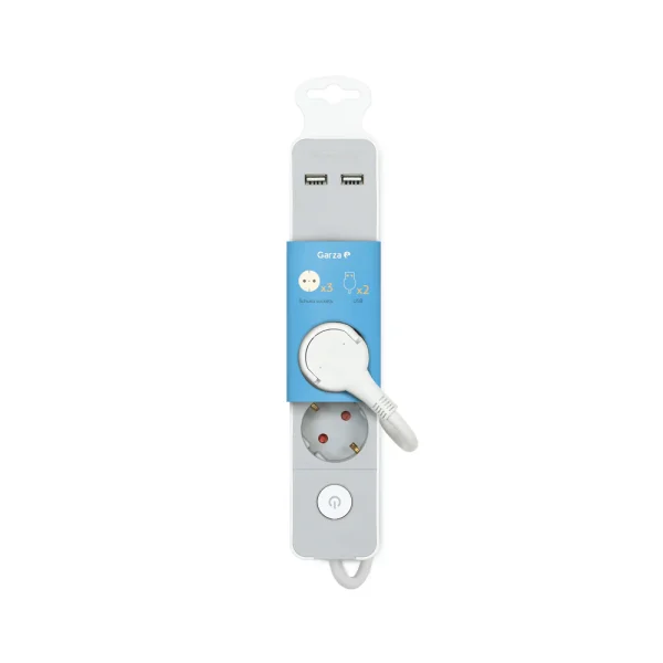 Regletas Design Grey Con Usb-A - Ideas de Regalos Sostenibles: Juguetes de Madera y Bazar Ecológico