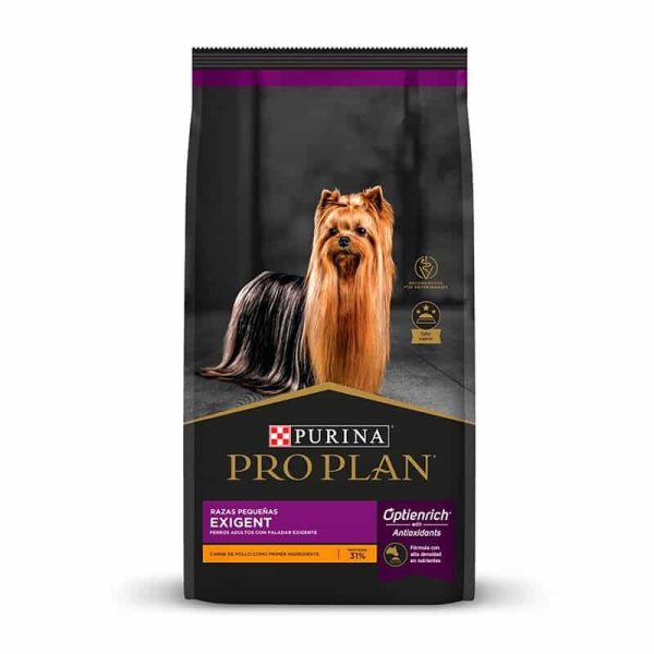 Exigent Dog Small Breed 7.5Kg Pro Plan - Tu Mundo Pet – Descuentos en Juguetes, Camas y Accesorios