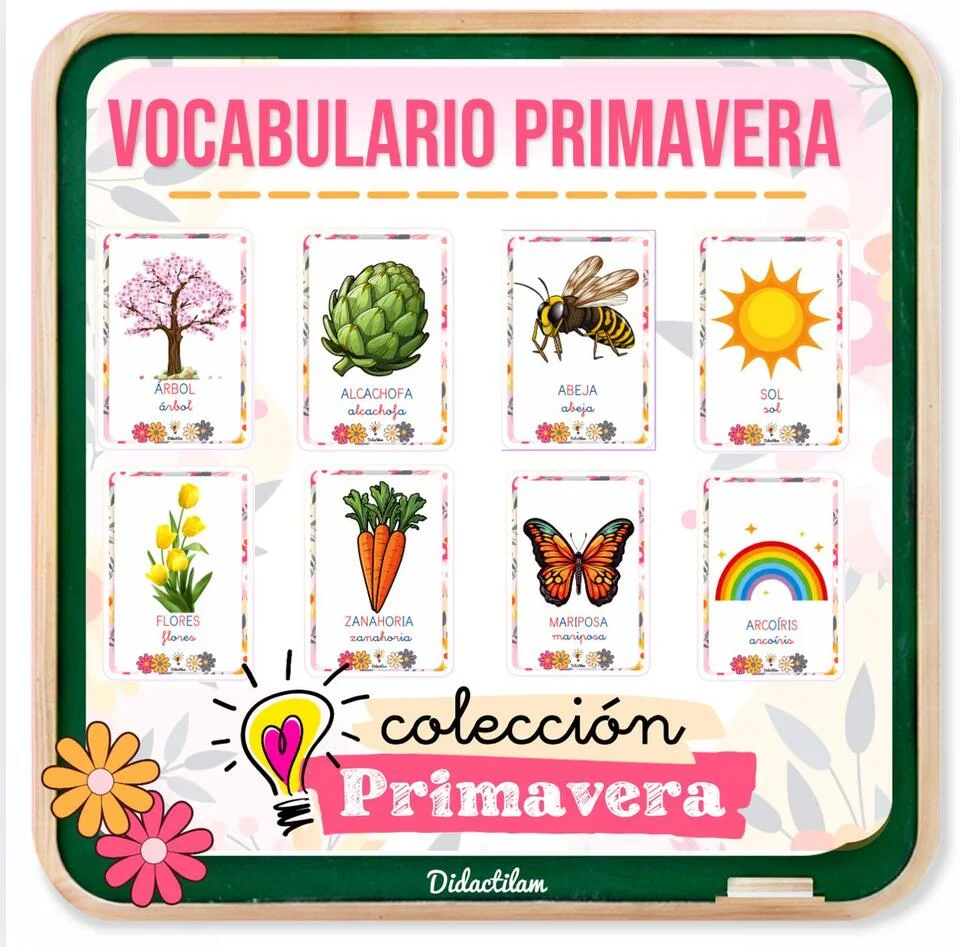 Flash Card Vocabulario Colección Primavera - Juegos y Juguetes para Despertar la Imaginación de los Pequeños Flash Card Vocabulario Colección Primavera - Juegos y Juguetes para Despertar la Imaginación de los Pequeños