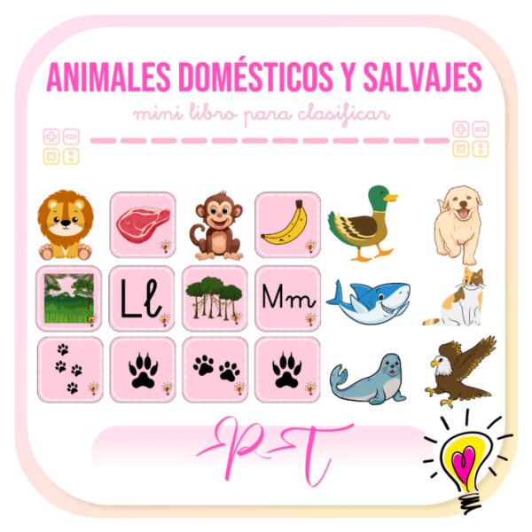 Actividades Infantiles de Animales | Domésticos y Salvajes - Juegos y Juguetes para Despertar la Imaginación de los Pequeños