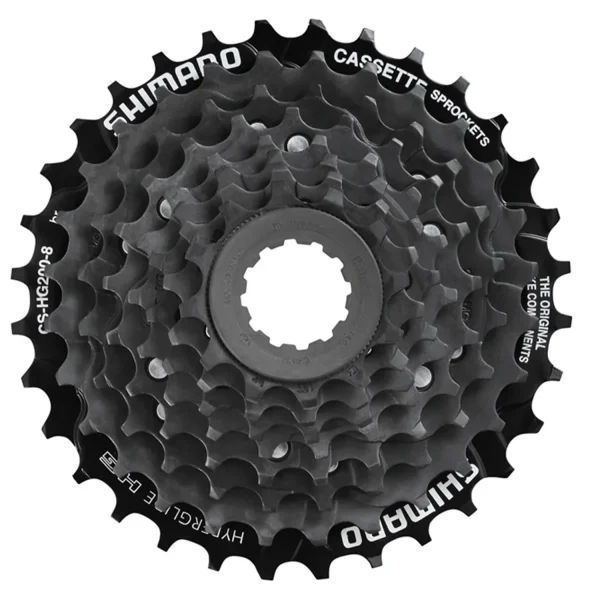 Piñon Cassette Alivio 8V. 12-32T CS-HG200-8 - Tienda outdoor: aventura, montaña y naturaleza