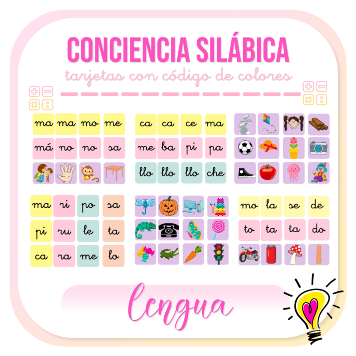 Conciencia Silábica – Sílabas Directas - Juegos y Juguetes para Despertar la Imaginación de los Pequeños Conciencia Silábica – Sílabas Directas - Juegos y Juguetes para Despertar la Imaginación de los Pequeños