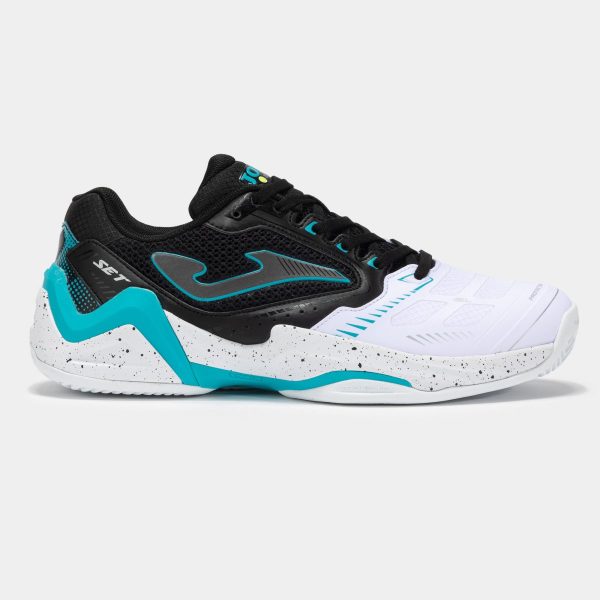 ZAPATILLAS JOMA SET MEN 2541 CLAY BLANCO / NEGRO - Tu tienda de zapatos, ropa y bolsos con ofertas y envío gratis