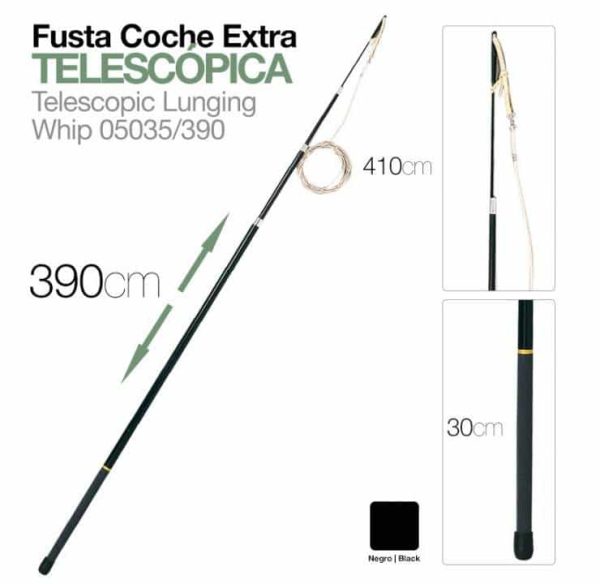 FUSTA COCHE TELESCÓPICA EXTRA 05035 390cm - Deporte y Outdoor al Mejor Precio del Mercado