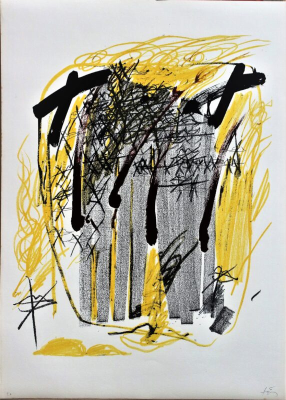 Antoni Tapies – «Quatre barres» litografía - Top Alimentos en Oferta – Envío Gratis por Tiempo Reducido
